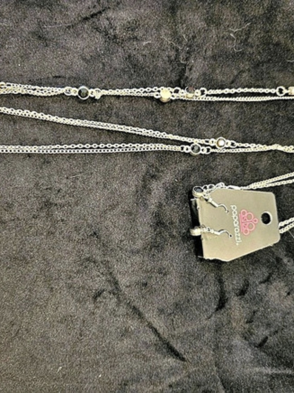 Paparazzi Layered Chain Necklace in Silver NWT
